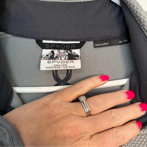 Spyder 1/4 Zip Pull Over Sweatshirt - XL - Picture 3 of 3